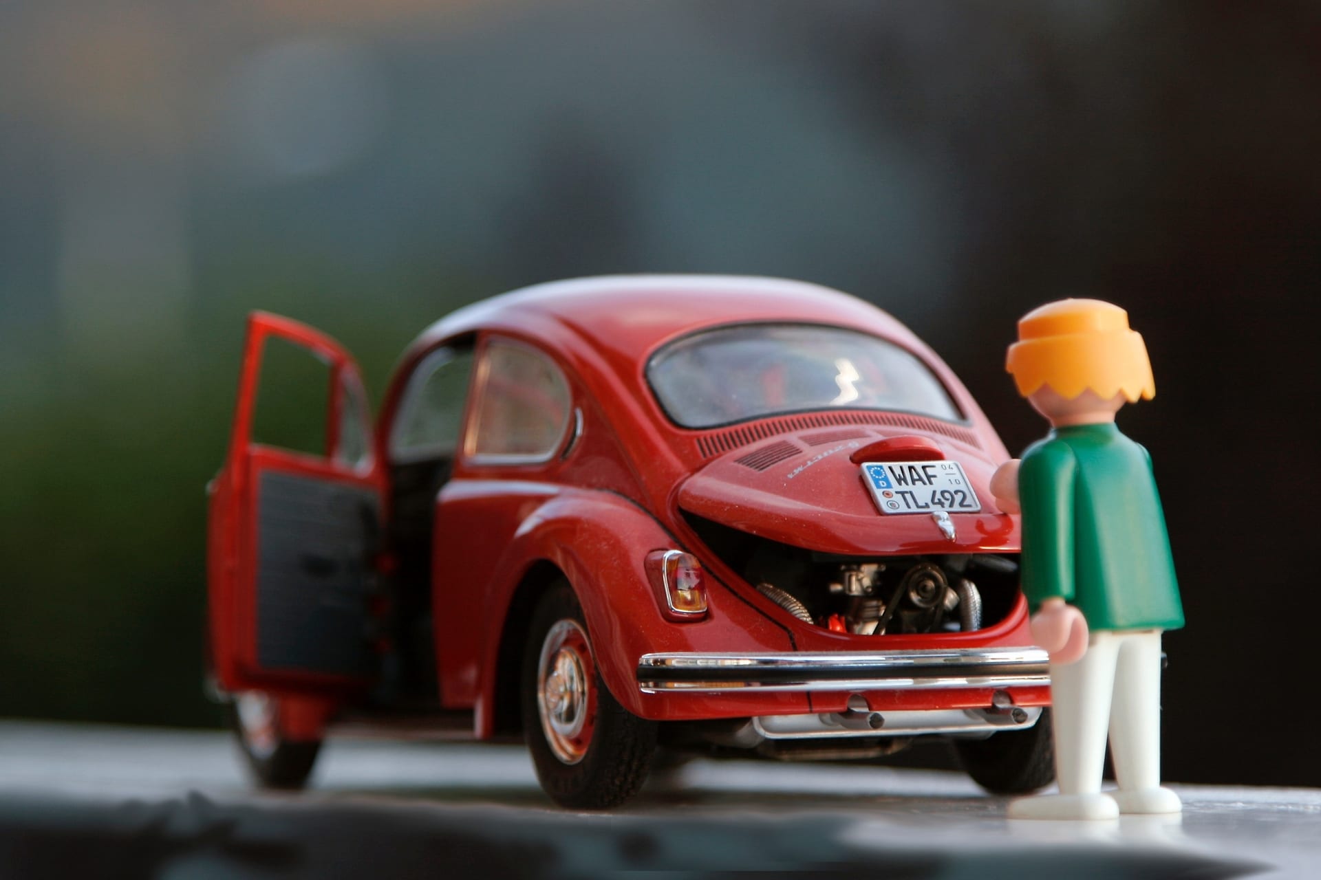 red car toy red car